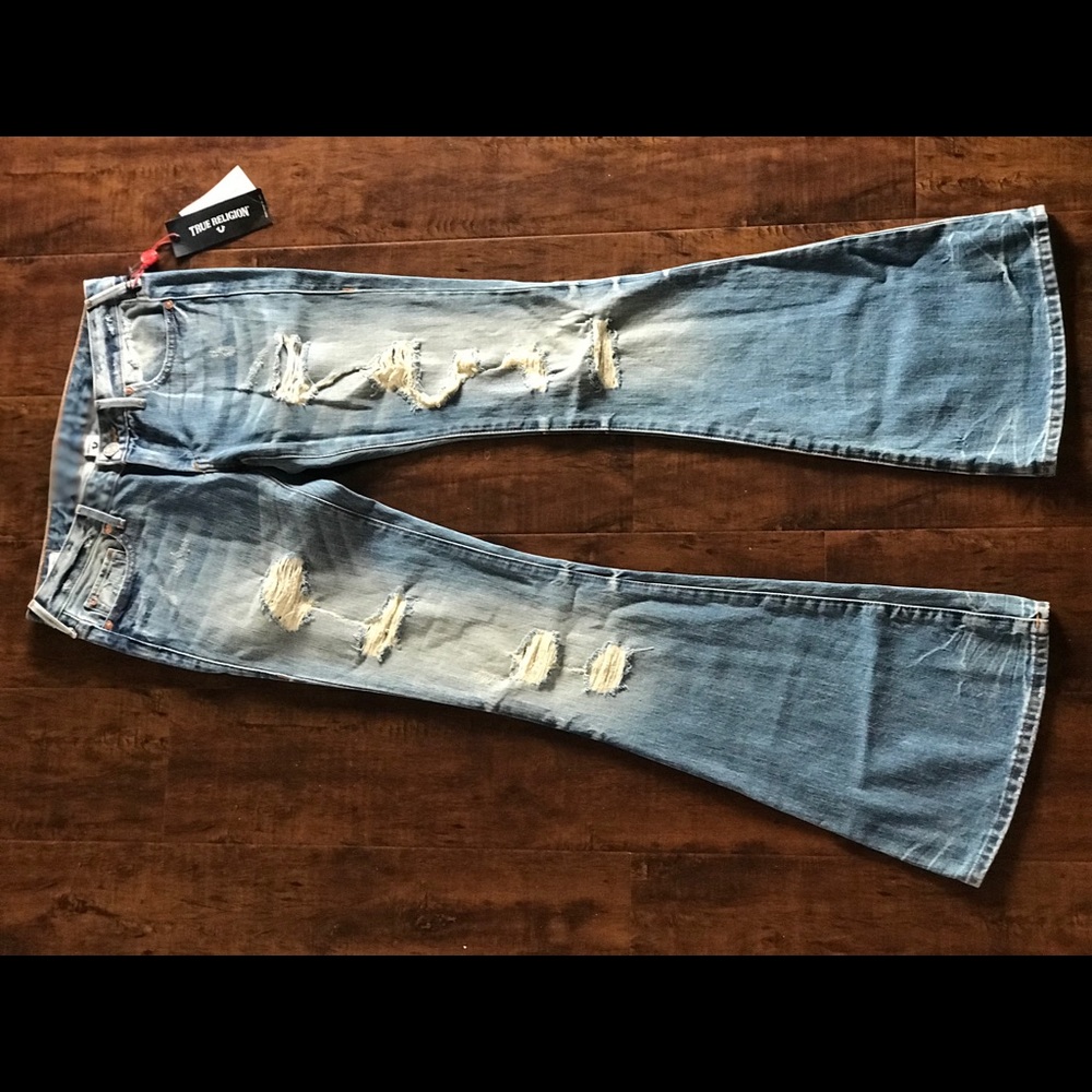 True Religion Karlie Bell Bottoms NWT